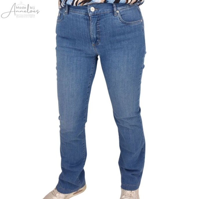 Anna Montana jeans 1297 Wide leg Bern - Used stone